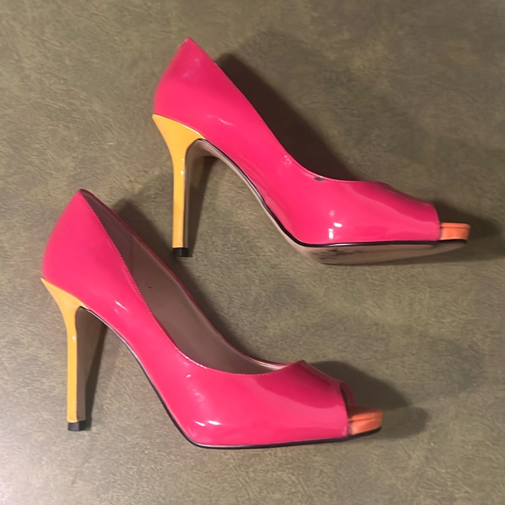 Enzo Angiolini Patent High Heel